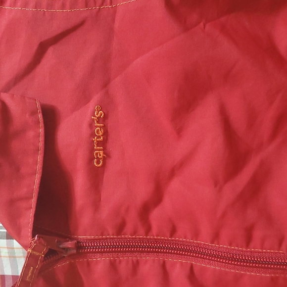 Carters 4T red zipper windbreaker jacket - Picture 3 of 8